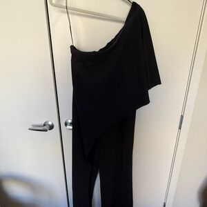 Elegant one shouldered romper